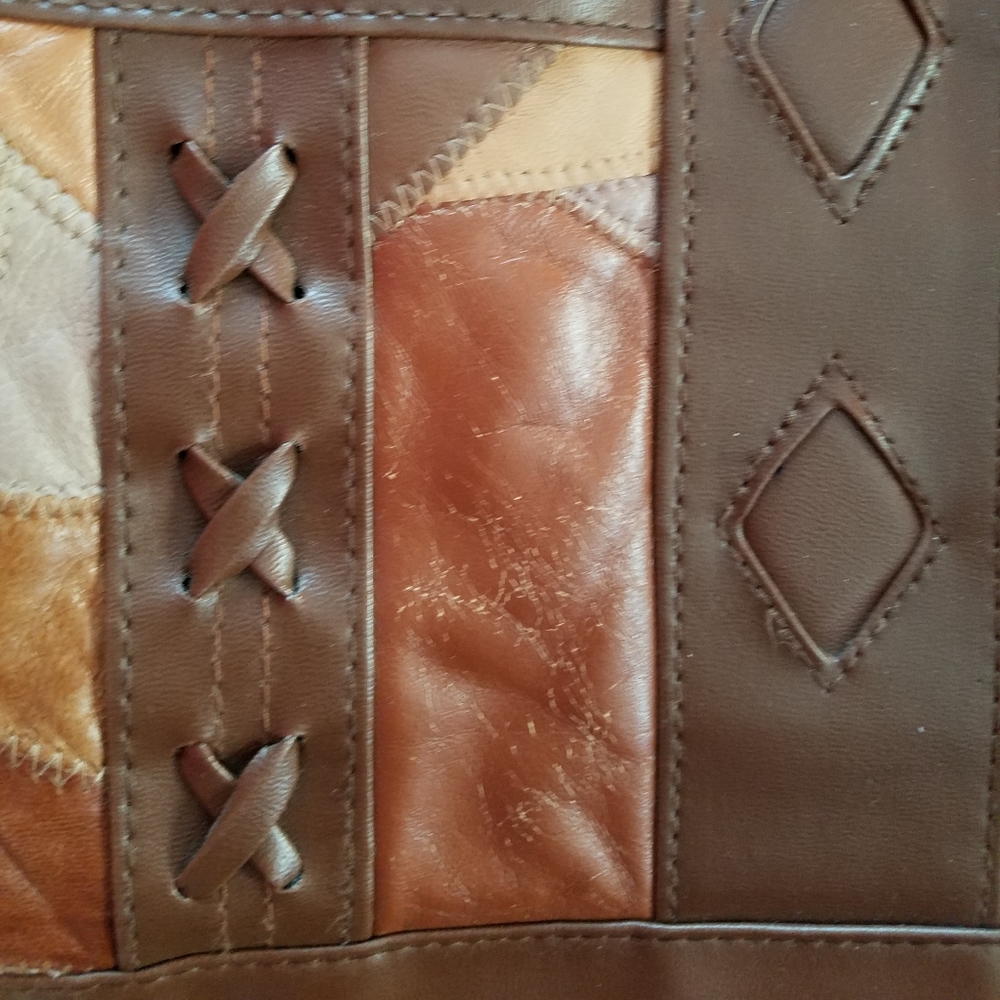 Patchwork Leather Purse - image 5